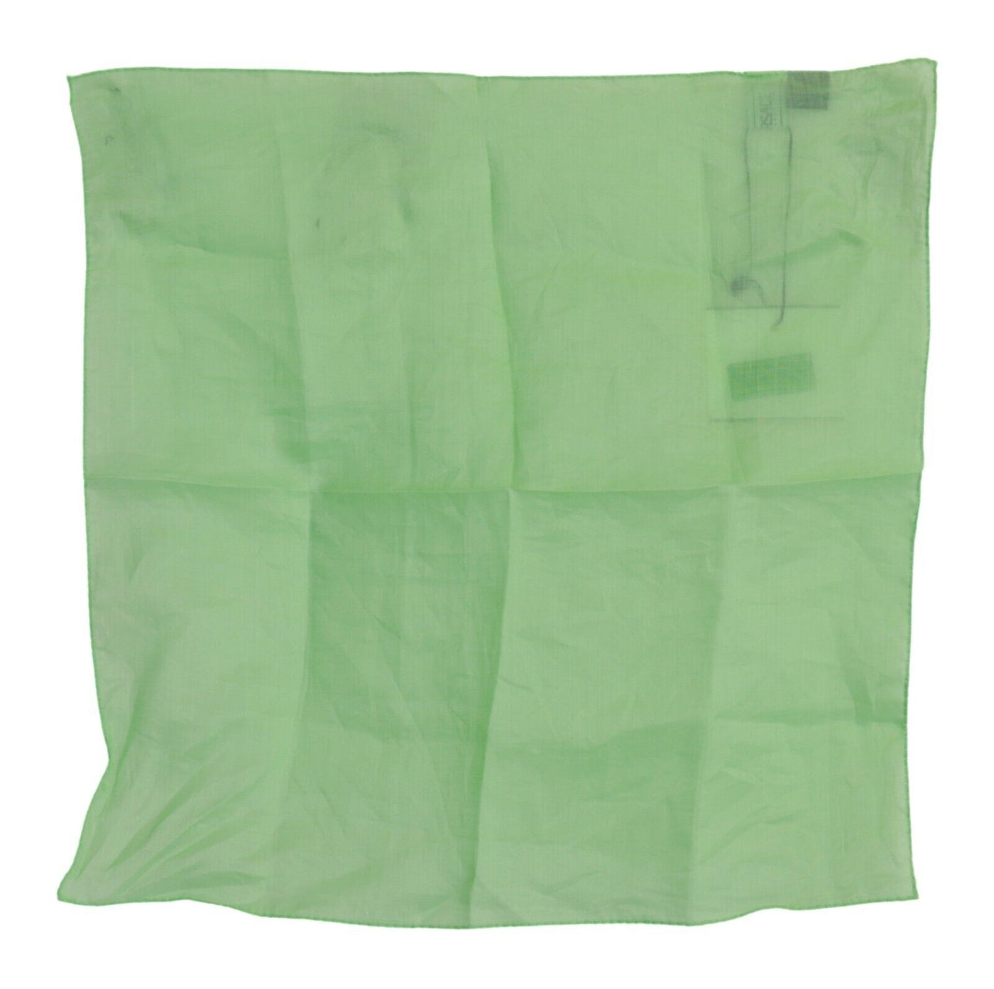 Versace Elegant Apple Green Linen Scarf - - - Versace